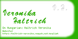 veronika haltrich business card